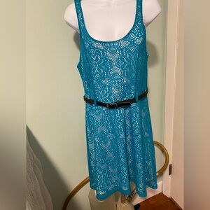 Olsenboye blue lace juniors dress. Size 9​